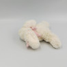 Doudou et compagnie lapin blanc rose Bonbon 16 cm
