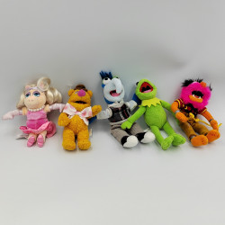 Lot de 5 mini peluches The Muppet Show DISNEY STORE