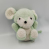 Ancienne peluche doudou Souris verte AJENA