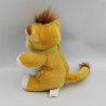 Peluche le roi lion Simba collier vert feuille DISNEY AUTHENTIC MATTEL 25 cm