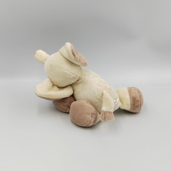 Doudou éléphant écru beige GIPSY