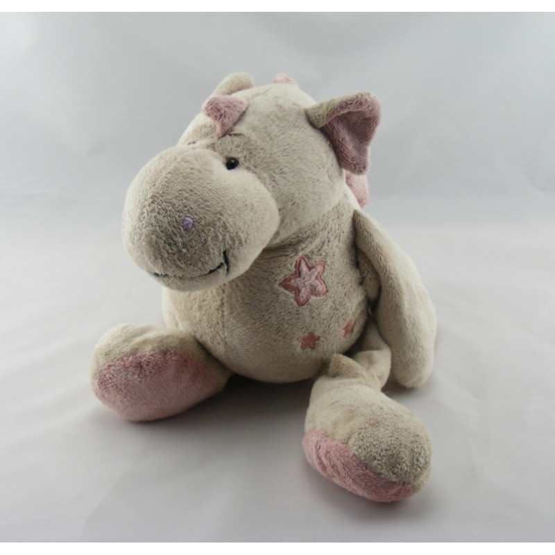 Doudou ours blanc pyjama blanc J-LINE 