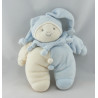 Doudou lutin clown bleu vert JOLLYBABY