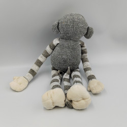 Doudou singe gris laine SMALI