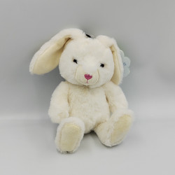 Doudou peluche lapin blanc NICOTOY NEUF