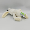 Doudou peluche lapin blanc NICOTOY NEUF