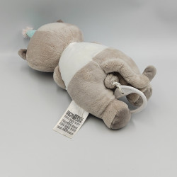 Doudou musical chat gris blanc Mon chaton MOTS D'ENFANTS