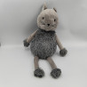 Doudou peluche micro ondable bouillotte chat gris WARMIES