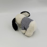 Ancienne Peluche chien Snoopy pull rayé 