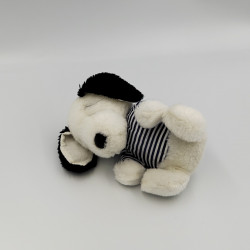 Ancienne Peluche chien Snoopy pull rayé