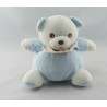 Doudou ours boule ecru vert NOUNOURS