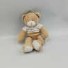 Doudou et compagnie ours beige blanc petit roi Lovely bear