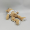 Doudou et compagnie ours beige blanc petit roi Lovely bear