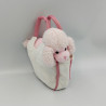 Doudou chien rose dans son sac GIPSY