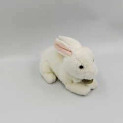 Doudou peluche lapin blanc Miyoni AURORA