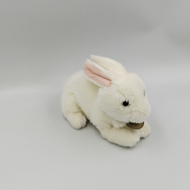 Doudou peluche lapin blanc Miyoni AURORA