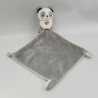 Doudou panda gris blanc mouchoir MOTS D'ENFANTS