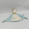 Doudou plat licorne bleu blanc étoiles SIMBA TOYS NICOTOY
