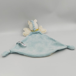 Doudou plat licorne bleu blanc étoiles SIMBA TOYS NICOTOY