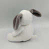 Doudou lapin blanc gris PREMAMAN