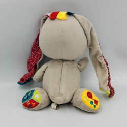 Peluche interactive léo mon lapin d'apprentissage AUCHAN