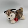 Peluche chien Husky gris blanc BUSSI TRUDI