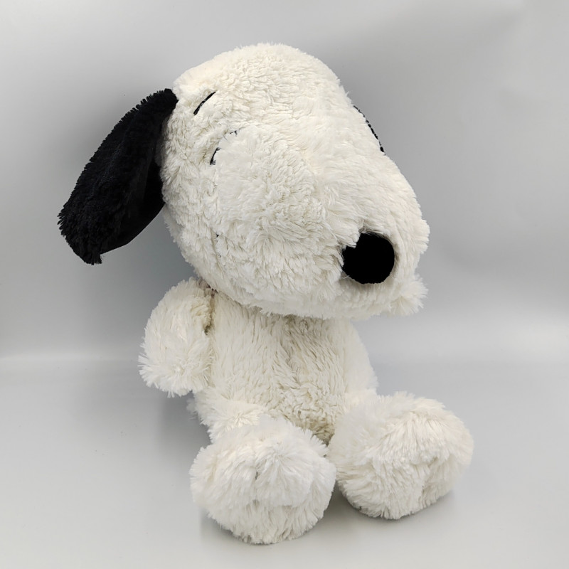 Grande peluche chien blanc noir Snoopy Peanuts PLAY BY PLAY 2014