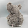 Peluche éléphant gris blanc TRUDI