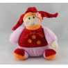 Doudou hochet lutin rose rouge fleur REVE DE BEBE