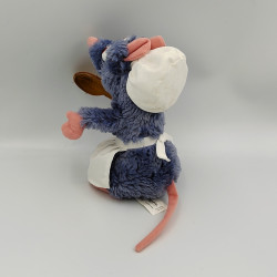 Peluche rat Rémy Ratatouille en chef cuisinier DISNEYLAND