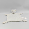 Doudou plat ours blanc étoiles grises PRIMARK EARLY DAYS