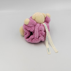 DOUDOU PETIT OURS PLUME ROSE KALOO