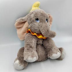Peluche Dumbo l'éléphant gris col orange DISNEY NICOTOY