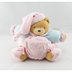 Doudou ours Liliblue rose bleu coeur KALOO
