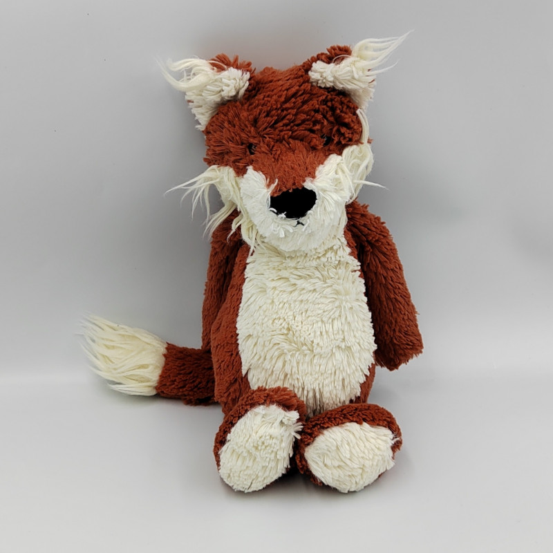 Doudou peluche chat lynx orange blanc JELLYCAT