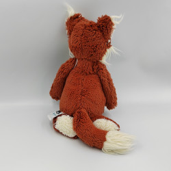 Doudou peluche chat lynx orange blanc JELLYCAT