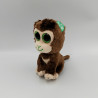 Peluche singe marron gros yeux brillant DREAMATS