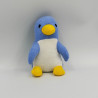 Doudou pingouin bleu blanc LABORATOIRES HOME INSTITUT