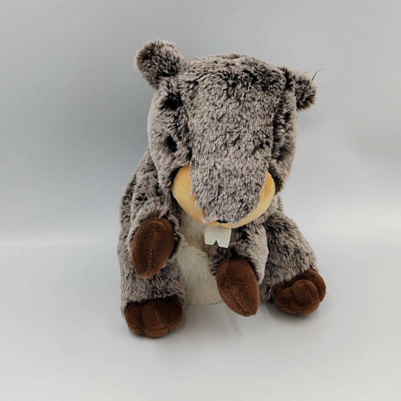 Doudou castor marmotte FIZZY