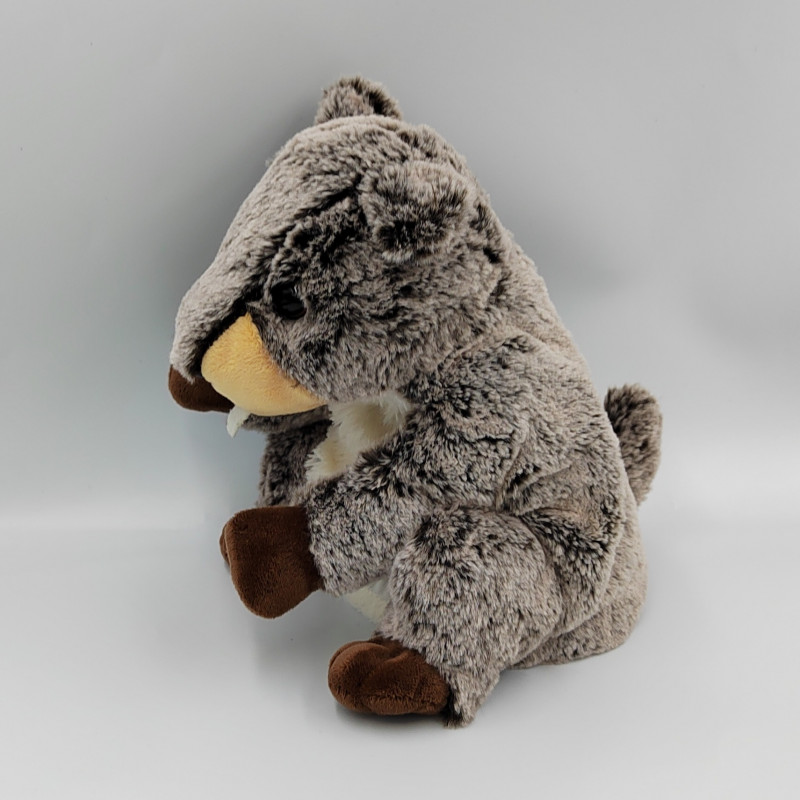 Doudou castor marmotte FIZZY