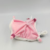 Doudou et compagnie plat souris blanc rose MELI MELO