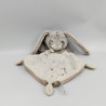 Doudou plat lapin beige blanc nuage étoiles SIMBA TOYS NICOTOY