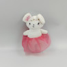 Doudou souris blanche tutu rose SERGENT MAJOR