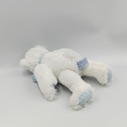 Doudou et compagnie ours blanc bleu Mon tout petit