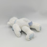 Doudou et compagnie ours blanc bleu Mon tout petit
