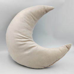 Doudou coussin lune grise ATMOSPHERA