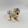 Peluche chien Husky gris blanc beige DANI