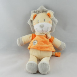 Doudou lion jaune orange KIABI KITCHOUN