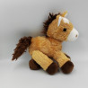 Doudou peluche cheval beige marron MAX & SAX