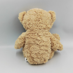 Peluche ours beige carreaux GOFFA